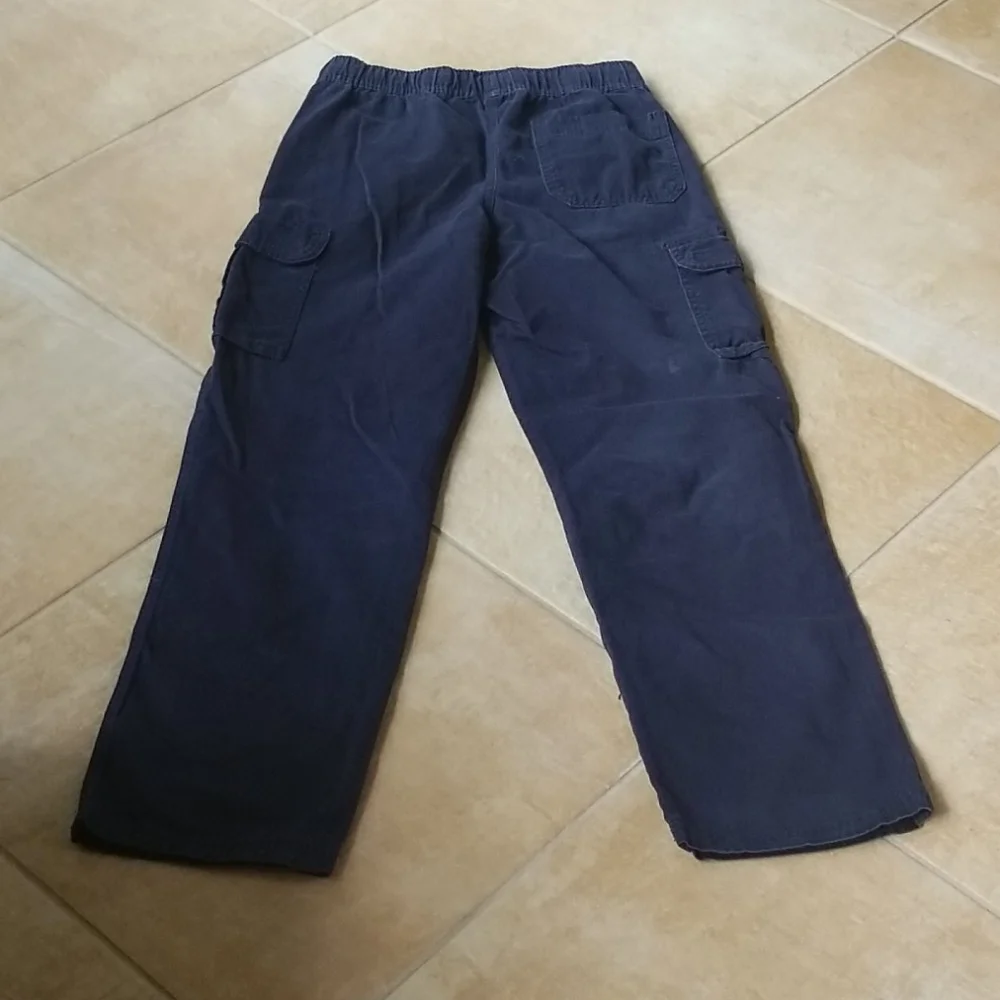 Childrens place navy cargo pants 14